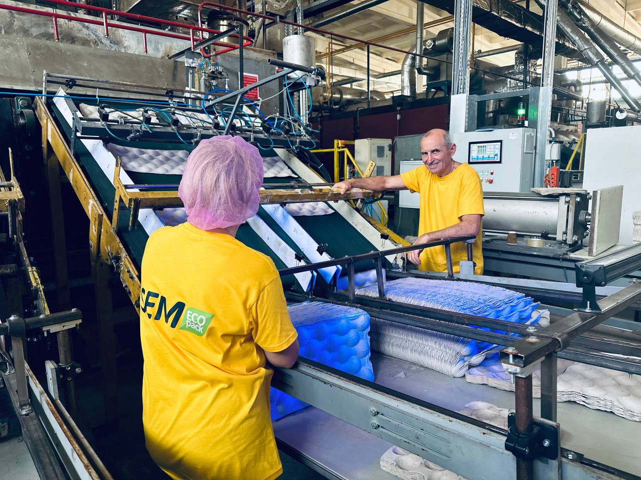 Виробничий процес «СЕМ ЕКОПАК» на новому місці Виробничий процес «СЕМ ЕКОПАК» на новому місці